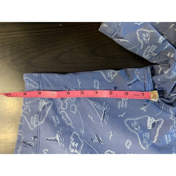 L.L. Bean Favorite Fit Shorts Womens 12 Blue Nautical Maine New England‎ Chino - Picture 12 of 12